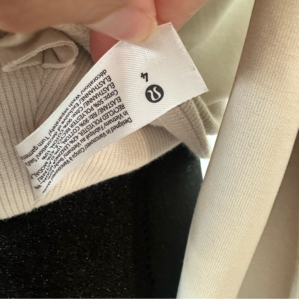 lululemon athletica Crewneck softstream Sweatshirt in Light Beige - Picture 5 of 5